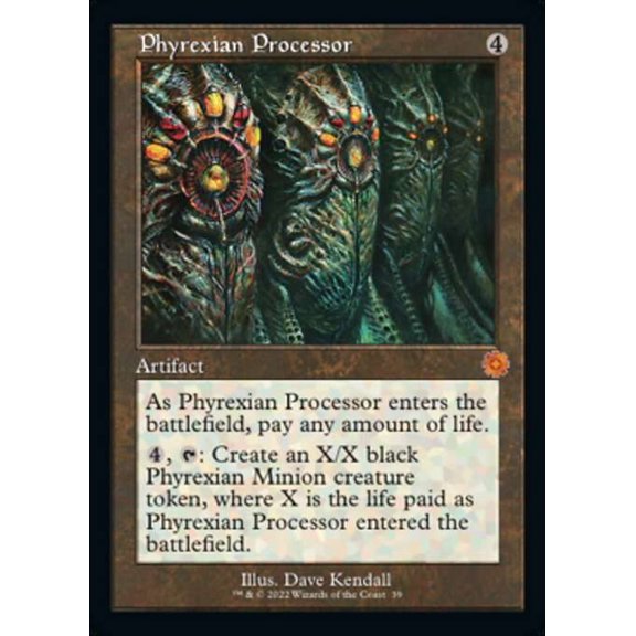 MtG The Brothers' War Retro Artifacts Mythic Rare Phyrexian Processor [Retro Frame] #39