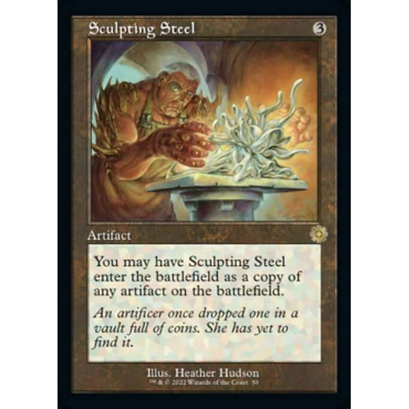 MtG The Brothers' War Retro Artifacts Rare Sculpting Steel (Retro Frame) #50