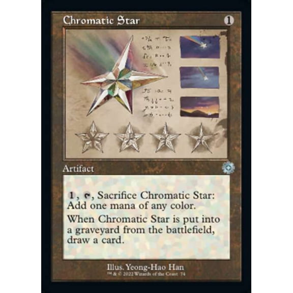 MtG The Brothers' War Retro Artifacts Uncommon Chromatic Star [Retro Schematic] #74