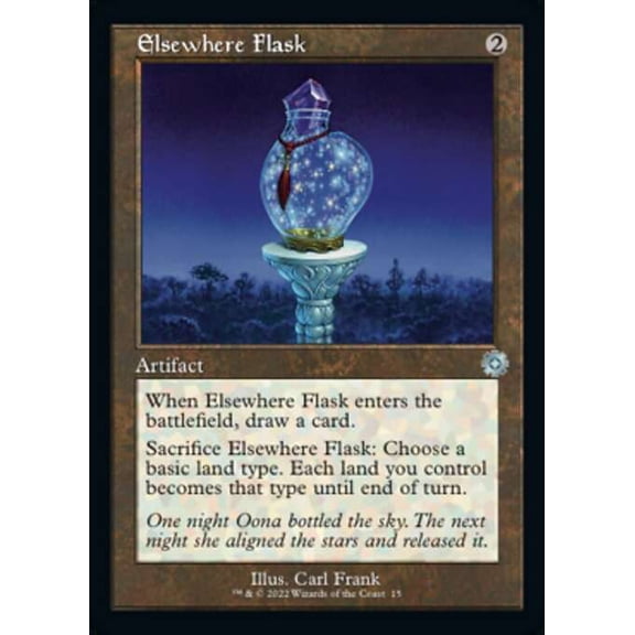 MtG The Brothers' War Retro Artifacts Uncommon Elsewhere Flask [Retro Frame] #15