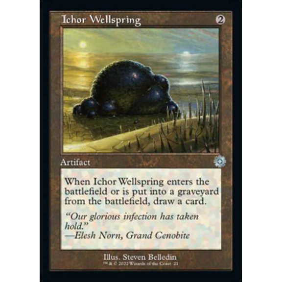 MtG The Brothers' War Retro Artifacts Uncommon Ichor Wellspring [Retro Frame FOIL] #21