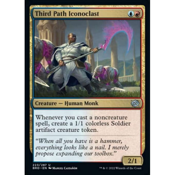 MtG The Brothers' War Uncommon Third Path Iconoclast (FOIL) #223