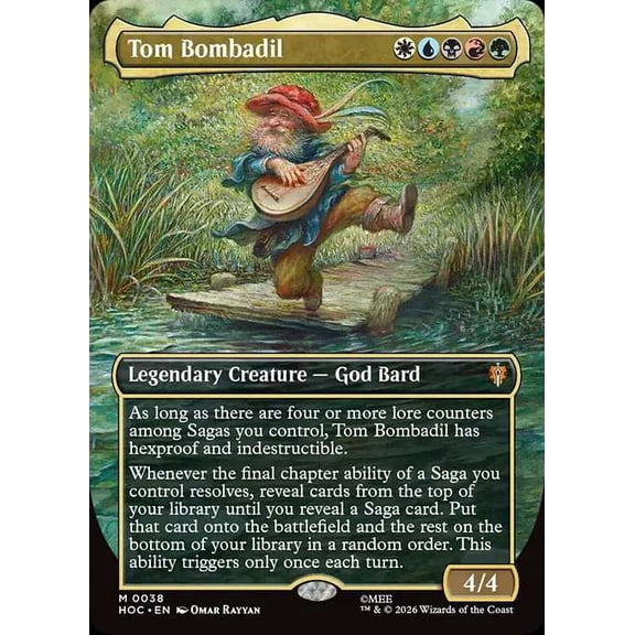 MtG The Hobbit Eternal Mythic Rare Tom Bombadil [Classic Artist FOIL] #38