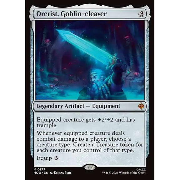 MtG The Hobbit Mythic Rare Orcrist, Goblin-cleaver #177