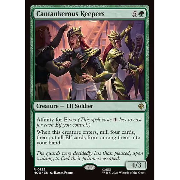 MtG The Hobbit Rare Cantankerous Keepers #122