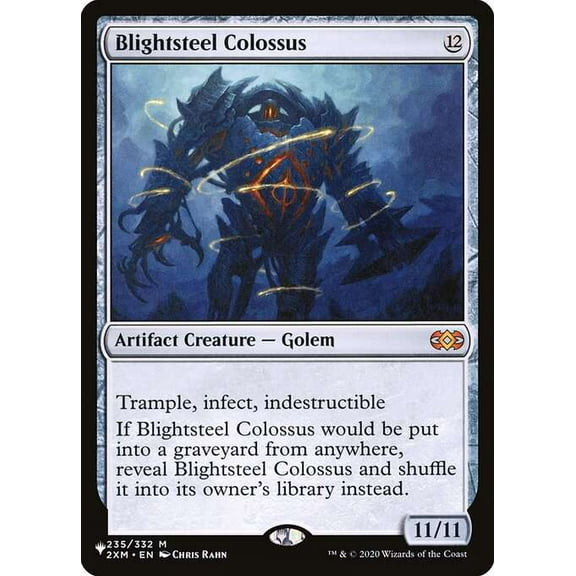 MtG The List Mythic Rare Blightsteel Colossus [Double Masters] #2XM-235