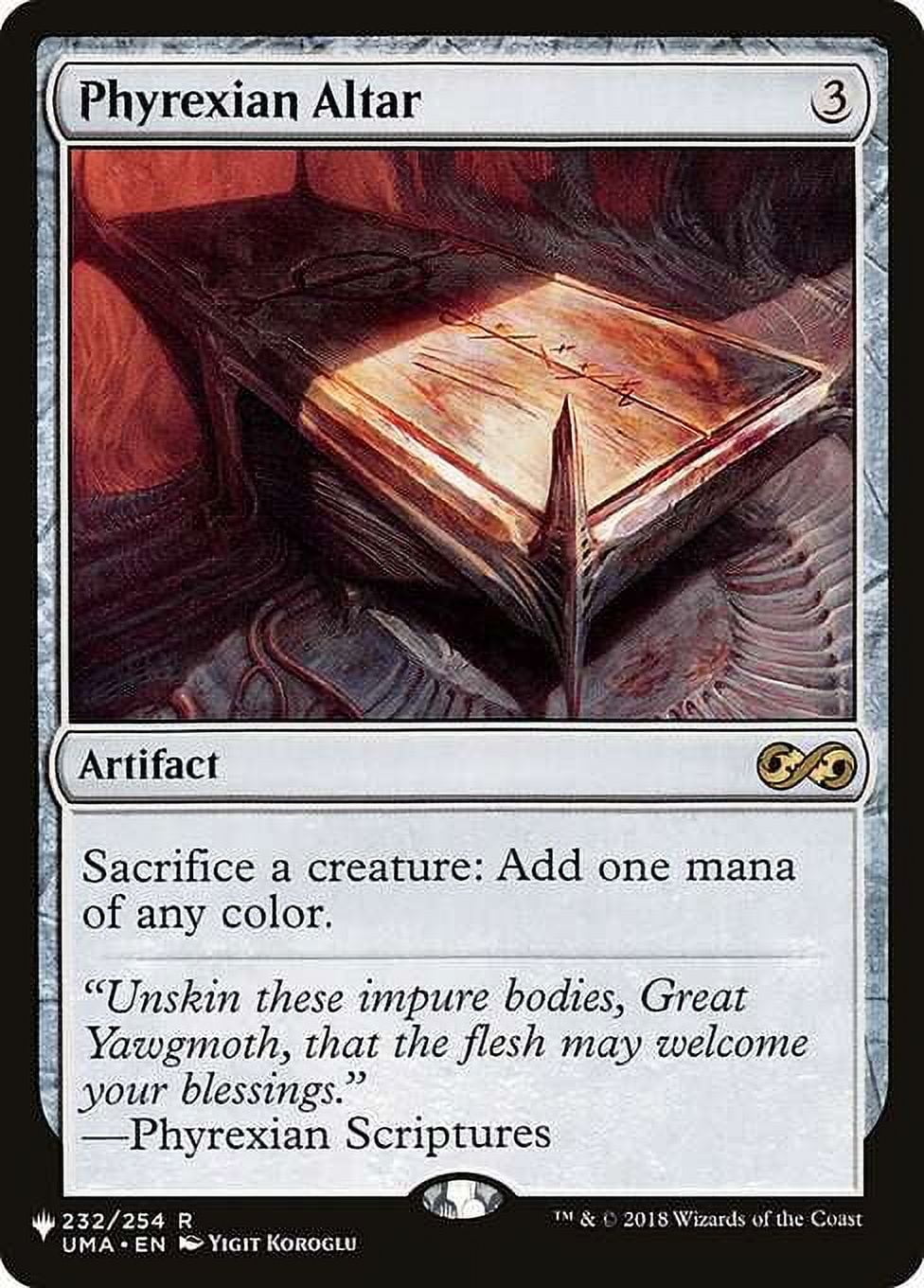 MtG The List Rare Phyrexian Altar (Ultimate Masters) #UMA-232 - Walmart.com