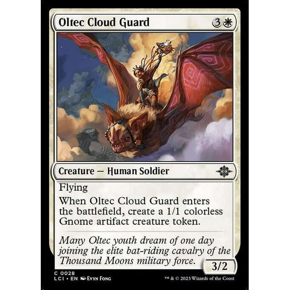 MtG The Lost Caverns of Ixalan Common Oltec Cloud Guard #28