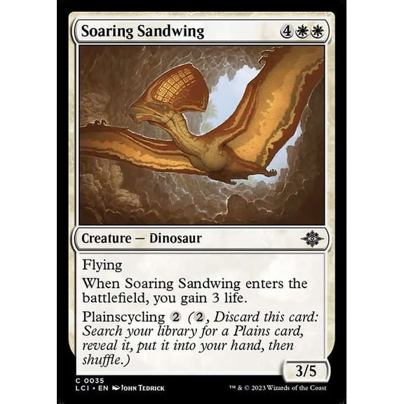 MtG The Lost Caverns of Ixalan Common Soaring Sandwing #35