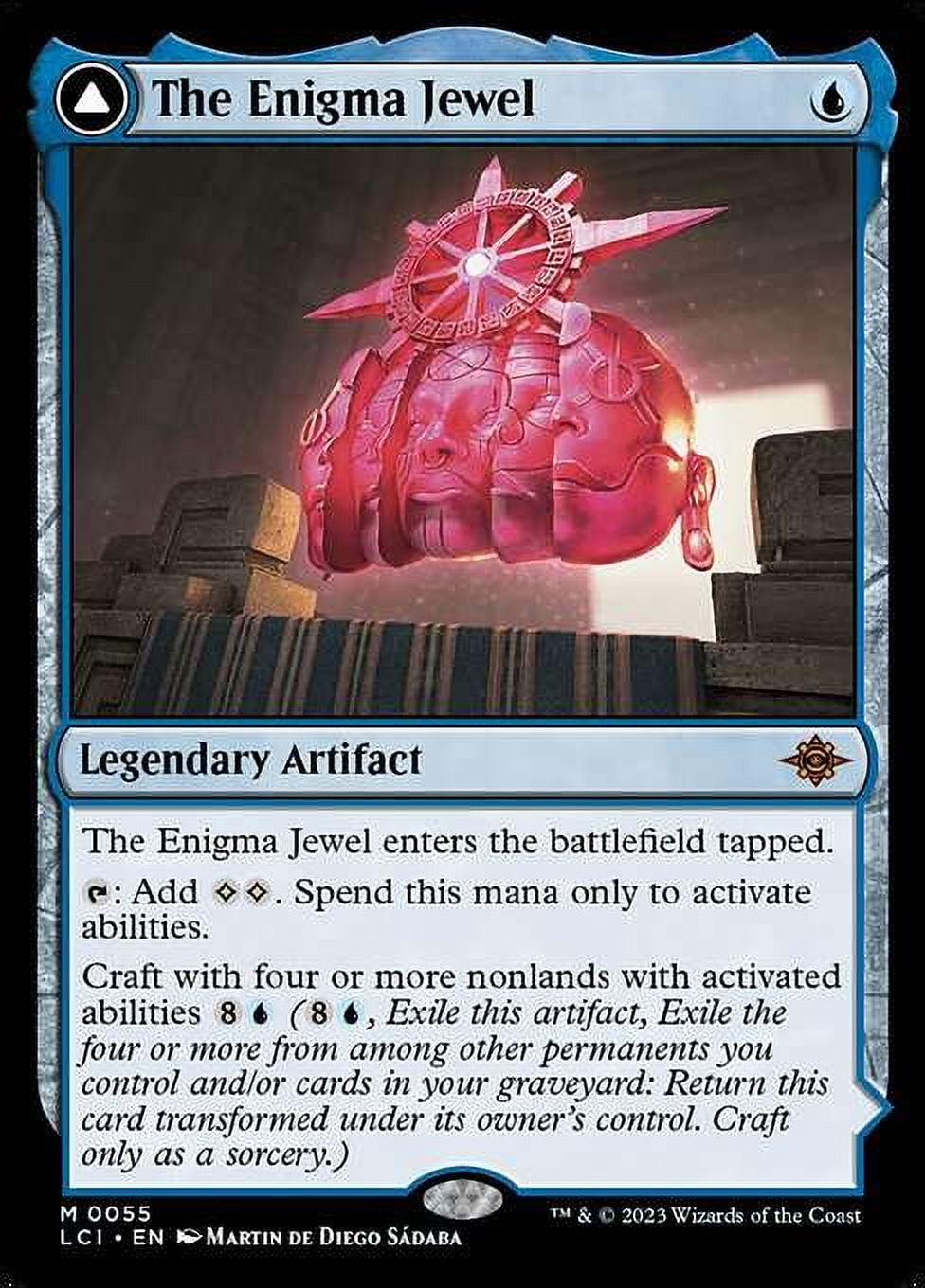 MtG The Lost Caverns of Ixalan Mythic Rare The Enigma Jewel // Locus of  Enlightenment #55 - Walmart Business Supplies