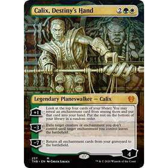MtG Theros Beyond Death Mythic Rare Calix, Destiny's Hand (Borderless Foil) #257