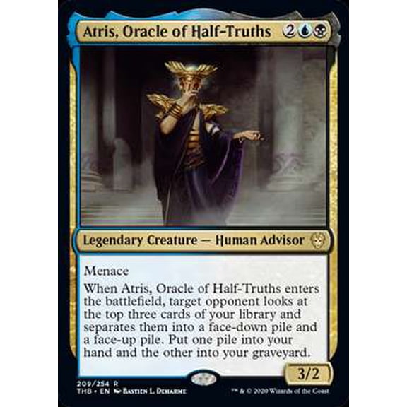 MtG Theros Beyond Death Rare Atris, Oracle of Half-Truths (Foil) #209