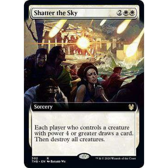 MtG Theros Beyond Death Rare Shatter the Sky (Extended Art) #302