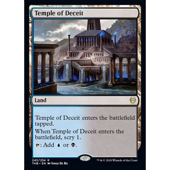 MtG Theros Beyond Death Rare Temple of Deceit #245