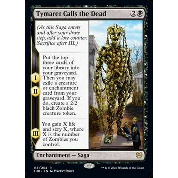 MtG Theros Beyond Death Rare Tymaret Calls the Dead #118