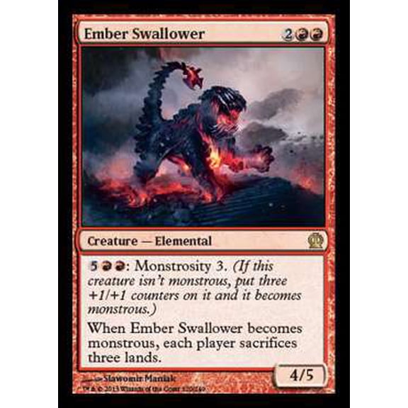 MtG Theros Rare Ember Swallower (Foil) #120