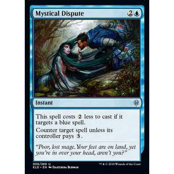MtG Throne of Eldraine Uncommon Mystical Dispute #58