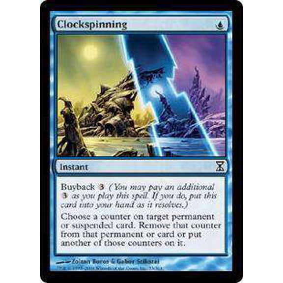 MtG Time Spiral Common Clockspinning #53