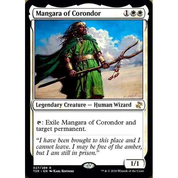 MtG Time Spiral Remastered Rare Mangara of Corondor #27