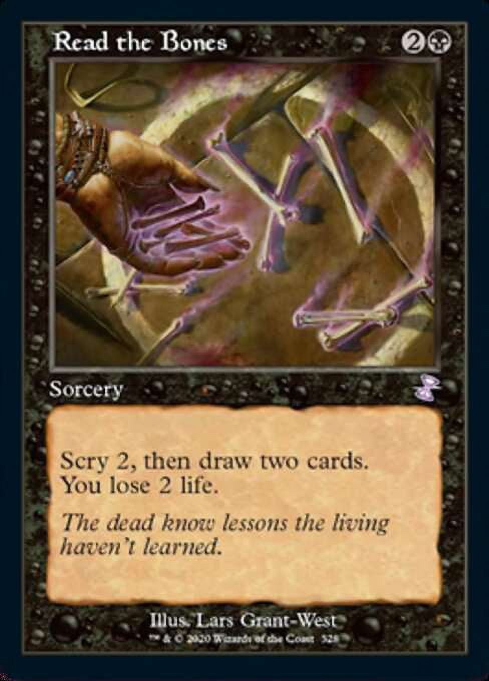 MtG Time Spiral Remastered Read the Bones (Foil Timeshifted) #328