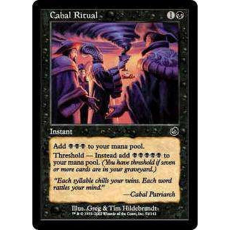 MtG Torment Common Cabal Ritual #51 - Walmart.com