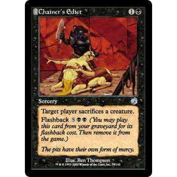 MtG Torment Uncommon Chainer's Edict #57