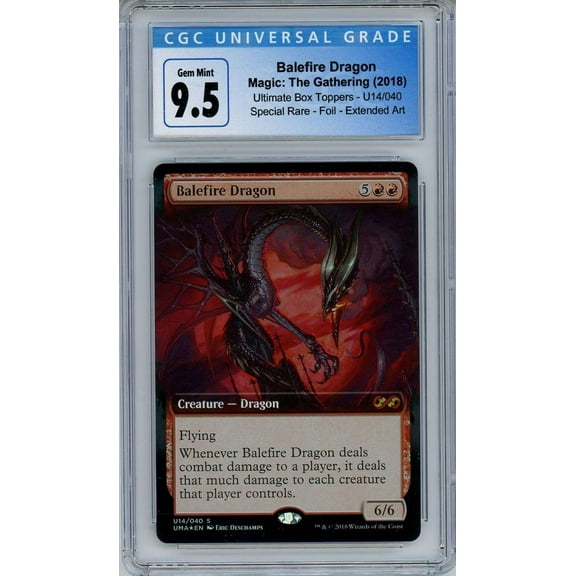 MtG Trading Card Game Balefire Dragon (CGC 9.5 (Old Grade, New CGC 10))