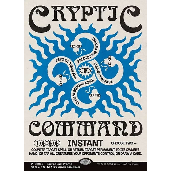 MtG Trading Card Game Cryptic Command Secret Lair Series [Foil Edition]