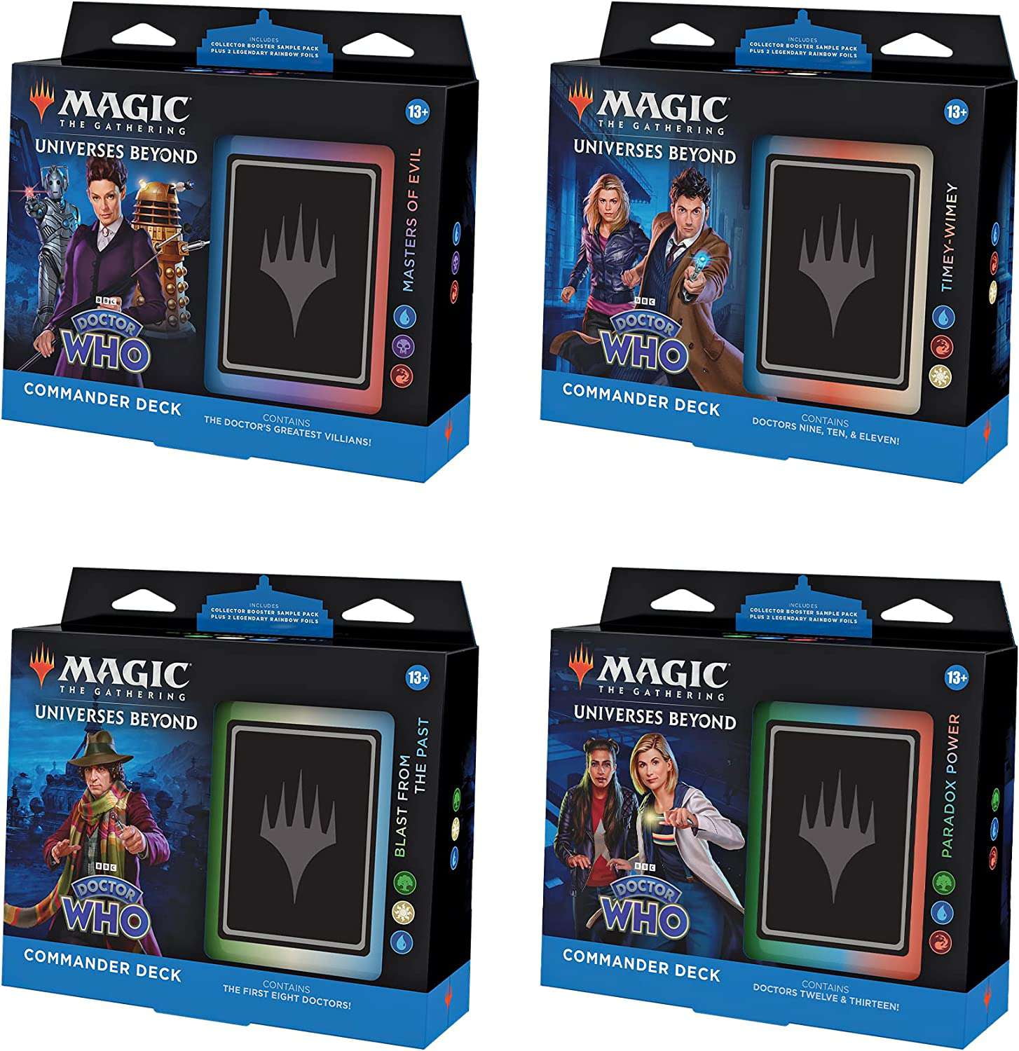 Magic the Gathering: Doctor Who Commander Decks (Set-of-4)