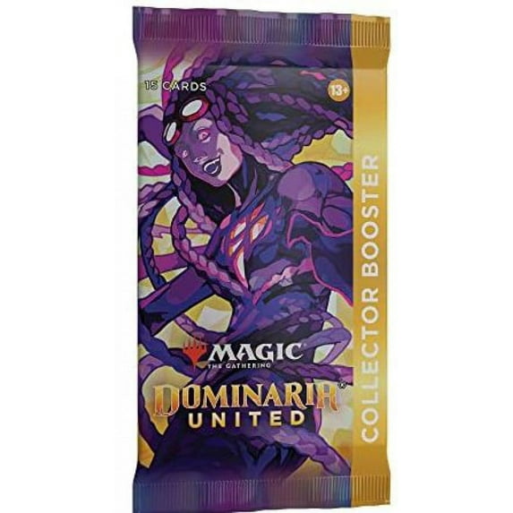 MtG Trading Card Game Dominaria United COLLECTOR Booster Pack (15 Cards)