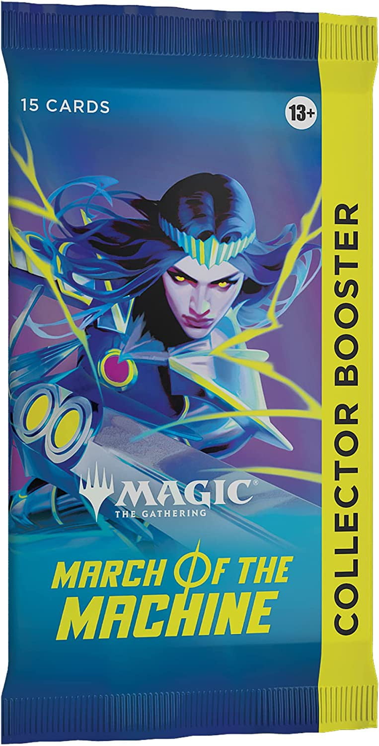 MtG Trading Card Game March of the Machine COLLECTOR Booster Pack (15 Cards)