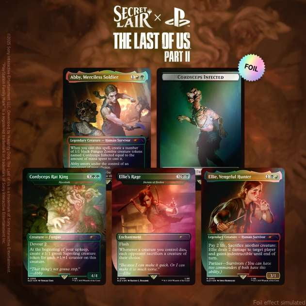 Magic the Gathering Secret Lair x The Last of Us Part II (Foil)