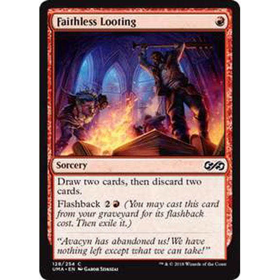 MtG Ultimate Masters Common Faithless Looting #128