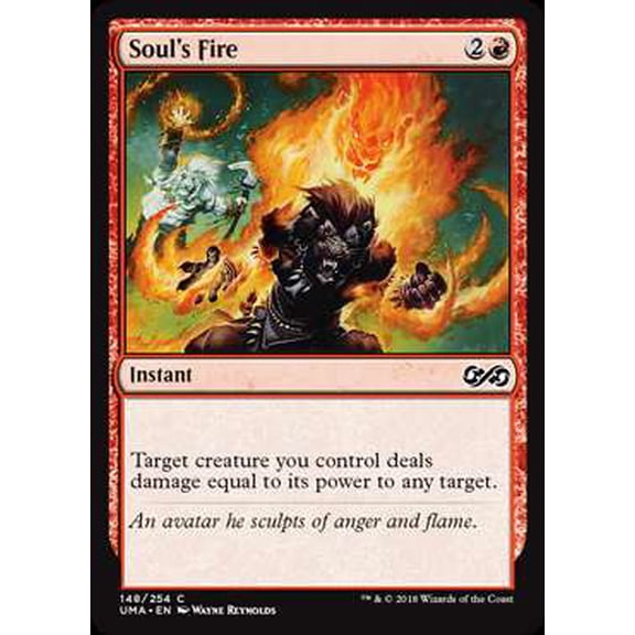 MtG Ultimate Masters Common Soul's Fire #148