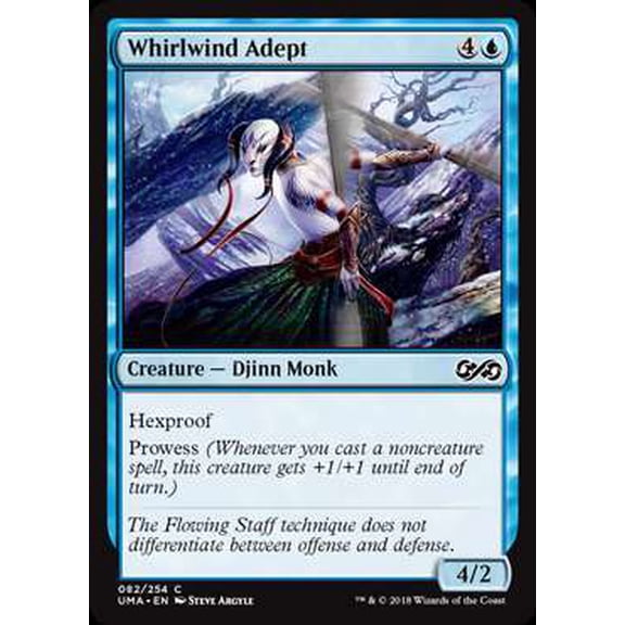MtG Ultimate Masters Common Whirlwind Adept [Foil] #82