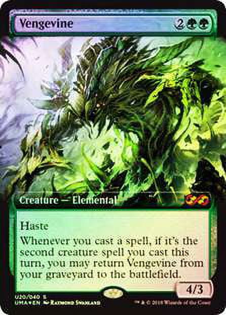 MTG foil 復讐蔦/Vengevine UMA 2枚セット　日本語・英語 MtG Ultimate Masters Mythic Rare Vengevine (Foil Box Topper