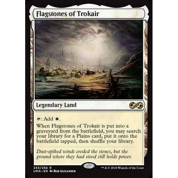 MtG Ultimate Masters Rare Flagstones of Trokair (Foil) #243