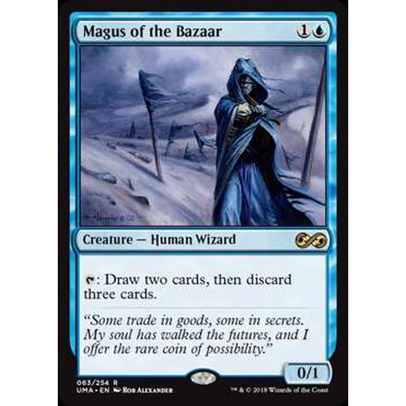 MtG Ultimate Masters Rare Magus of the Bazaar #63