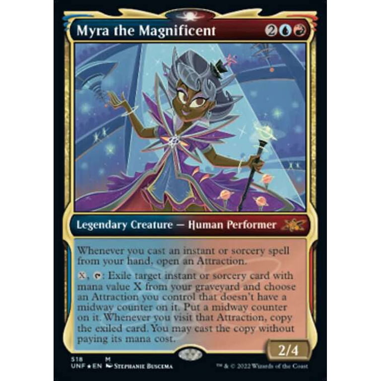 MtG Unfinity Mythic Rare Myra the Magnificent (Galaxy Foils) #518 -  Walmart.com