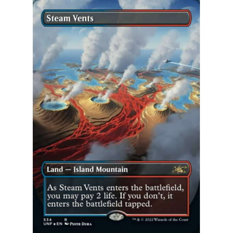 MtG Unfinity Rare Steam Vents (Galaxy Foils) #534 - Walmart.com