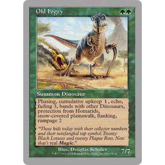 MtG Unhinged Rare Old Fogey #106