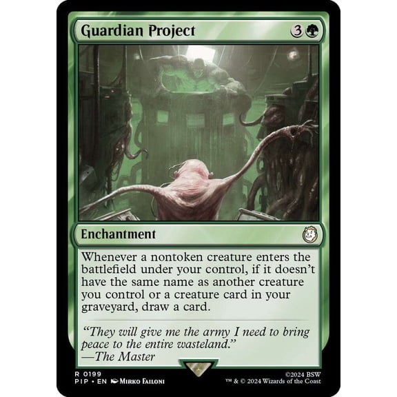 MtG Universes Beyond: Fallout Mythic Rare Guardian Project #199