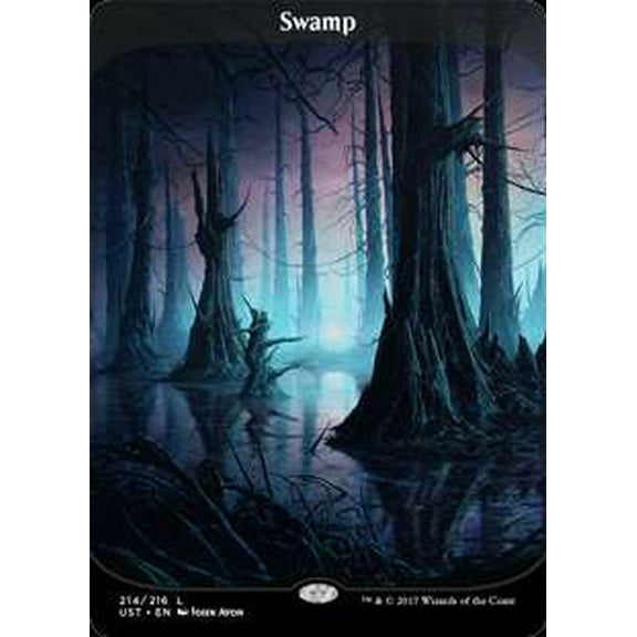MtG Unstable Land Swamp #214