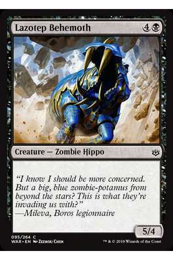 MtG War of the Spark Common Lazotep Behemoth (Foil) #95
