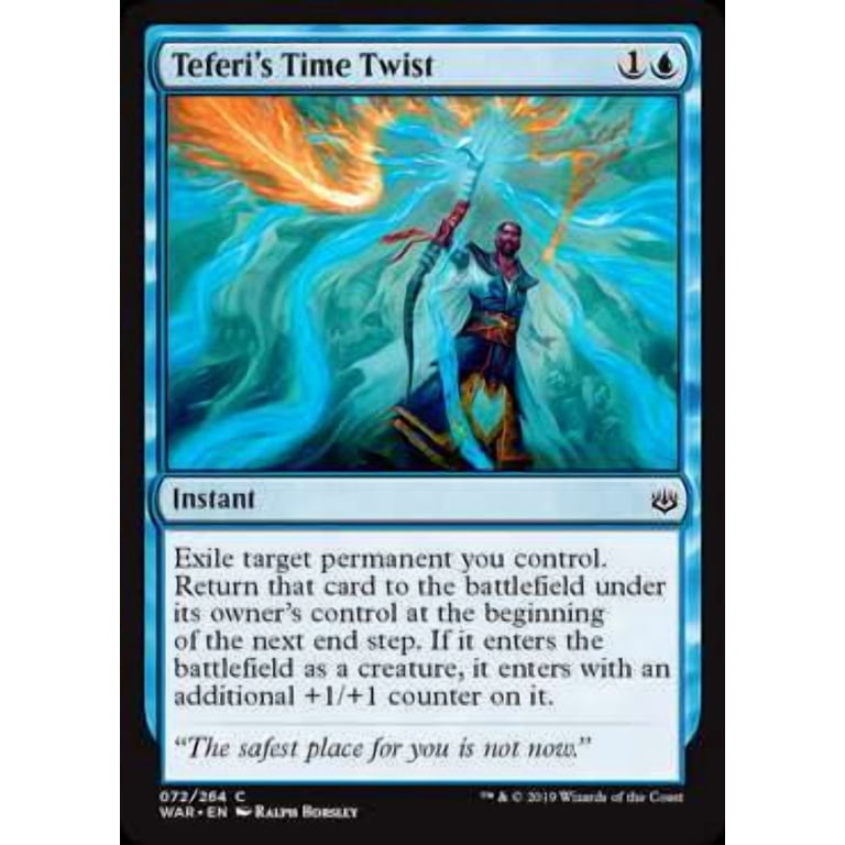 MtG War of the Spark Common Teferi's Time Twist (Foil) #72 - Walmart.com