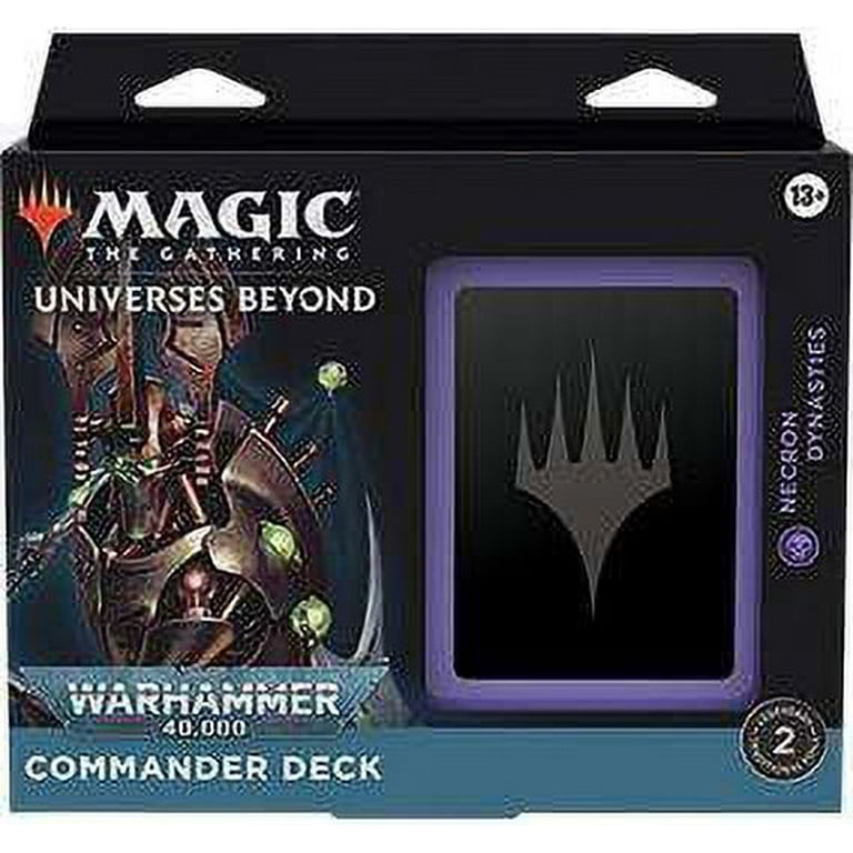 MTG ウォーハンマー40,000 Necron Dynasties未開封 MtG Warhammer 40k Necron Dynasties Commander Deck - Walmart.com