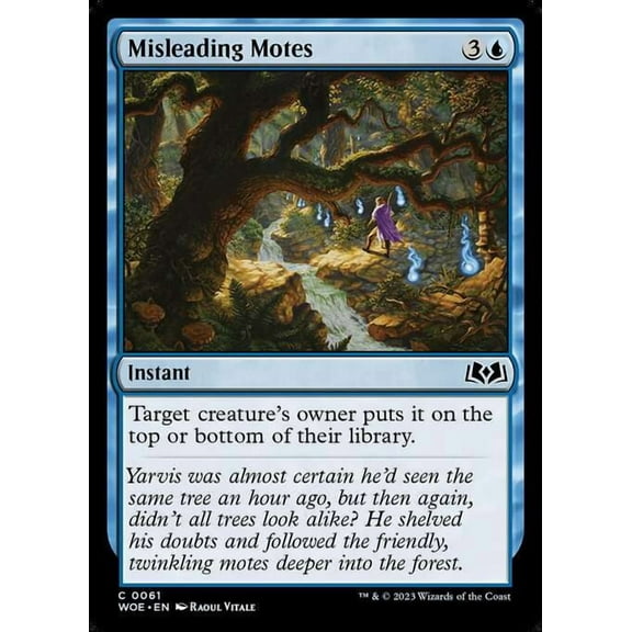 MtG Wilds of Eldraine Common Misleading Motes #61