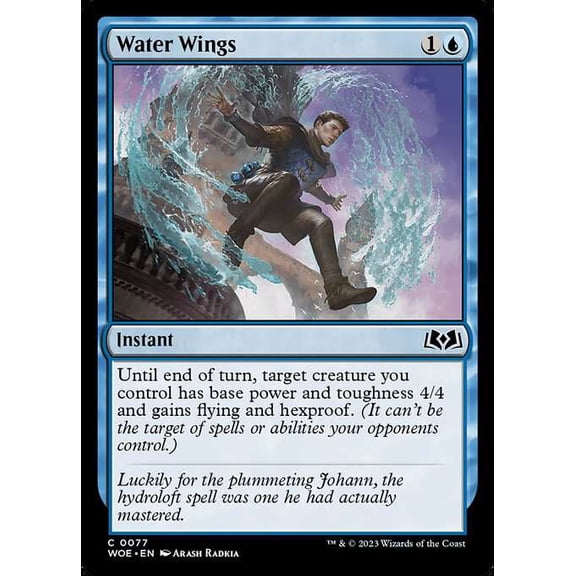 MtG Wilds of Eldraine Common Water Wings #77