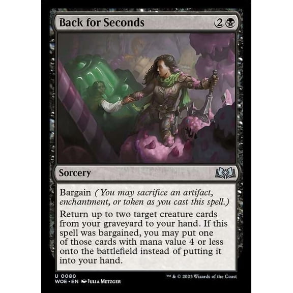 MtG Wilds of Eldraine Uncommon Back for Seconds #80