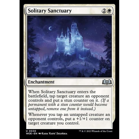MtG Wilds of Eldraine Uncommon Solitary Sanctuary #30